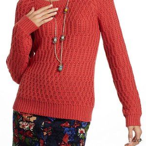 SPARROW Anthro Hamilton Cottage Orange Sweater M